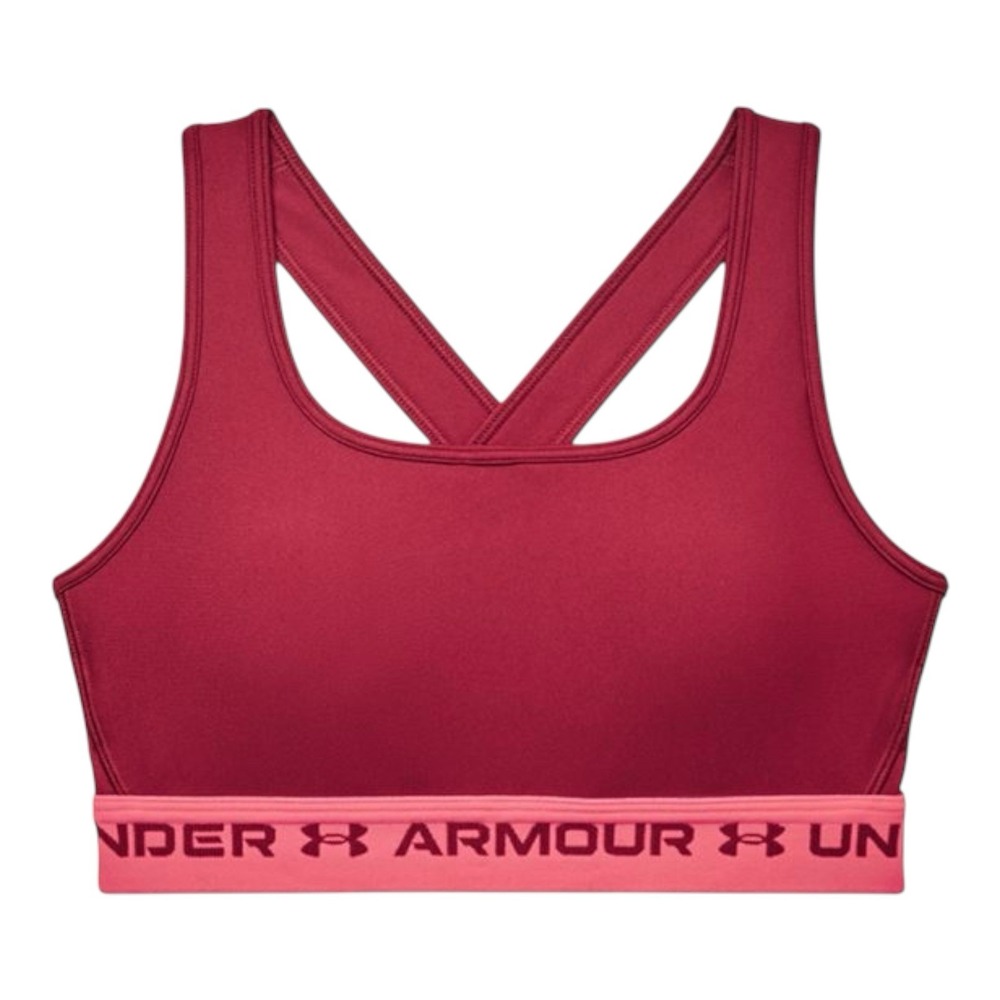 Under Armour‎ Sports Bra 1X Crossback Mid Impact Medium Support Bra